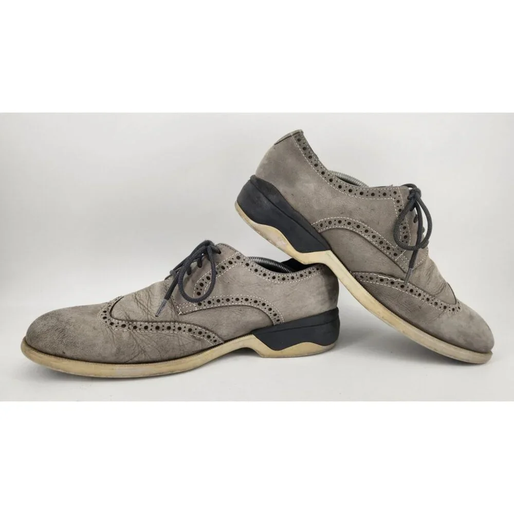 Johnston & Murphy XC4 Elkins Men’s Size 8.5‎ M Wingtip Gray Leather Waterproof